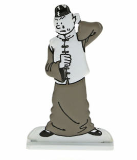 Moulinsart - Tintin / Kuifje - Tintin in a Shirt (B/W) (6cm)