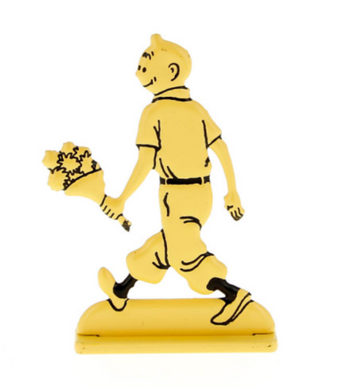 Moulinsart - Tintin / Kuifje - Tintin Holding Flowers (6cm)