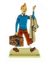 Moulinsart - Tintin / Kuifje - Tintin w/ his Suitcase (6cm)