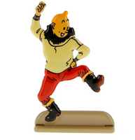 Moulinsart - Tintin / Kuifje - Tintin Does a Jig (The Shooting Star) (6cm)