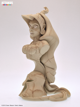 ATTAKUS Buste - Atalante, La Legende - Atalante (marble) (Limited & Numbered) (17cm)