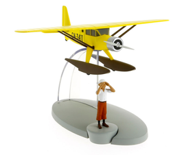 Moulinsart - Tintin / Kuifje Yellow Seaplane & Figurines