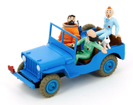 Moulinsart - Tintin / Kuifje Jeep Cj 2A Figurines