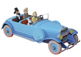 Tintin / Kuifje - Tintin's Cars 1/43 - Lincoln Torpedo (1955) (14cm)