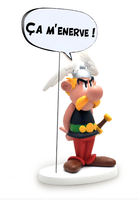 PLASTOY Collection Bulles- Asterix & Obelix - Asterix : "Ca m'enerve !" (15 cm)