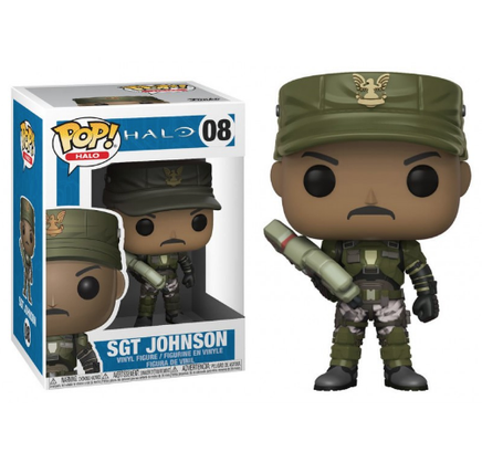 Funko Pop! Halo - Sgt Johnson (08) Figurines
