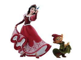 Disney Showcase Collection - Snow White & The Seven Dwarfs With Dopey (Haute Couture) Figurines