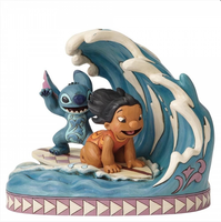 Disney Traditions - Lilo & Stitch Catch The Wave Figurines