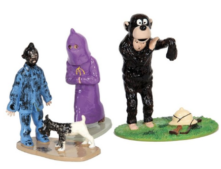 Moulinsart - Tintin / Kuifje Trio Collection Expressions (°2006) Figurines