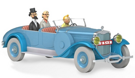 Tintin / Kuifje - Tintin's Cars 1/24 - Dr. Finney's Torpedo (Cigars of the Pharao) #10 (26cm)