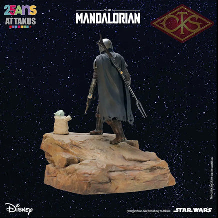 ATTAKUS  - Star Wars Statue - Diorama Collection - The Mandalorian & Grogu (1/5) (52cm)