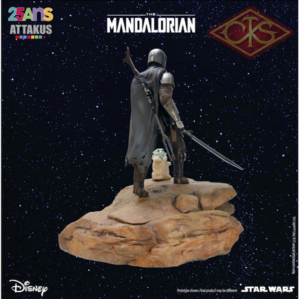 ATTAKUS  - Star Wars Statue - Diorama Collection - The Mandalorian & Grogu (1/5) (52cm)