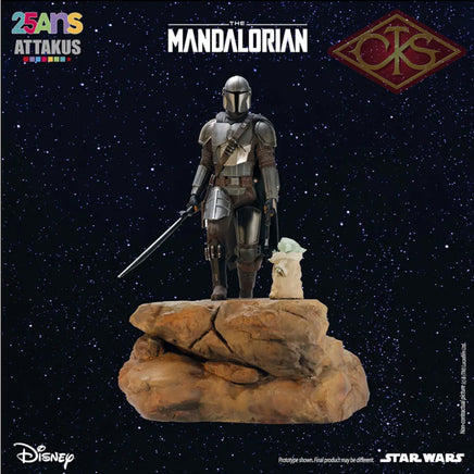 ATTAKUS  - Star Wars Statue - Diorama Collection - The Mandalorian & Grogu (1/5) (52cm)