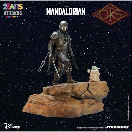 ATTAKUS  - Star Wars Statue - Diorama Collection - The Mandalorian & Grogu (1/5) (52cm)