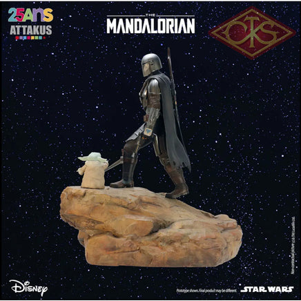 ATTAKUS  - Star Wars Statue - Diorama Collection - The Mandalorian & Grogu (1/5) (52cm)