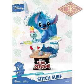 BEAST KINGDOM - Disney, Lilo & Stitch - Diorama Stitch Surf (DS030) (15 cm)