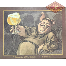 COMICS Ex-libris : Blacksad "7e Rencontre BD Le Roeul - 17-18 mars 2001" (Guarnido Juanjo)