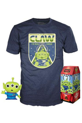Funko POP! Tees - Disney, Toy Story #4 - Alien (GITD) & T-shirt (525) Exclusive