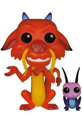Funko Pop! Disney - Mulan Mushu & Cricket (167) Figurines