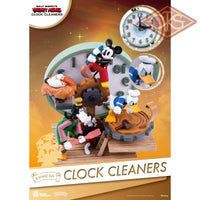 Disney - Mickey Mouse Diorama Clock Cleaners (Ds-046) (15 Cm) Figurines