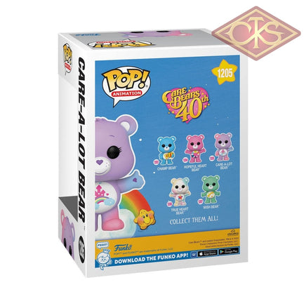 Funko POP! Animation - Care Bears 40th Anniversary - Care-A-Lot Bear (1205) CHASE
