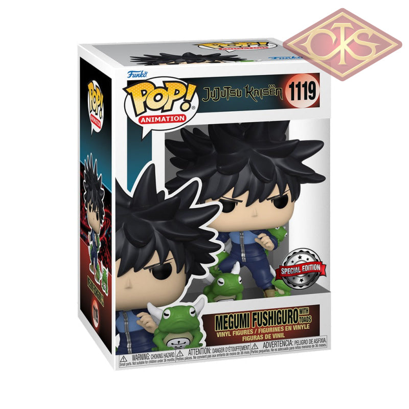 megumi　プロダクト Funko POP! Animation - Jujutsu Kaisen - Megumi Fushiguro w/ Toads