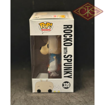 Funko POP! Animation - Rocko's Modern Life - Rocko with Spunky (320) 'Small Box Damage'