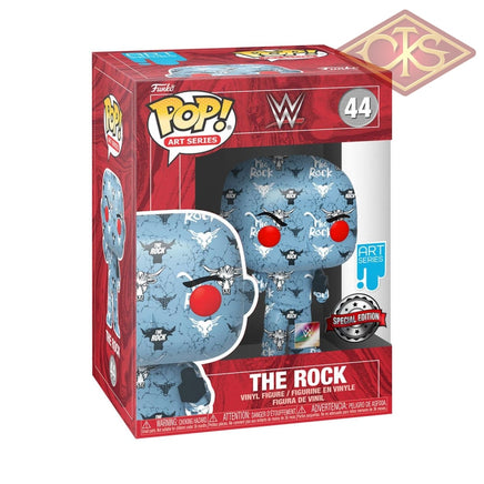 Funko Pop! Art Series - Sports Wrestling The Rock (Incl. Hard Protector) (44) Exclusive Pop