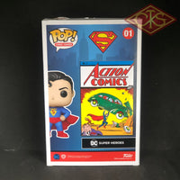 Funko POP! Comic Covers  - Action Comics - Superman (01) 'Small Box Damage'