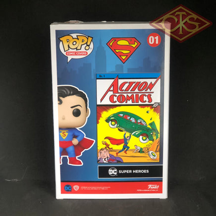 Funko POP! Comic Covers  - Action Comics - Superman (01) 'Small Box Damage'
