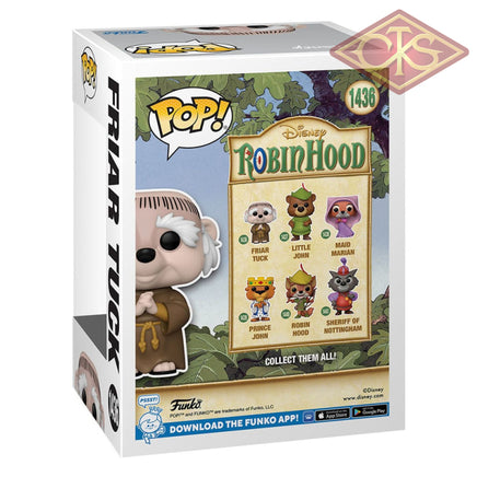 Funko POP! Disney - Robin Hood - Friar Tuck (1436)