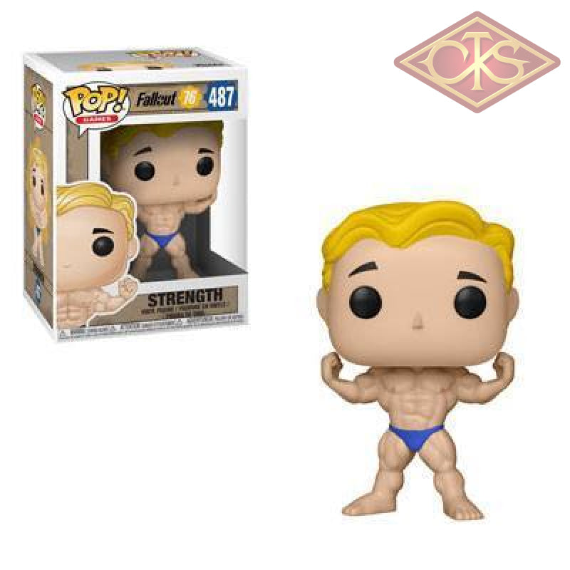 Funko POP! Games Fallout 76 Vault Boy, Strength (487)| The Kid