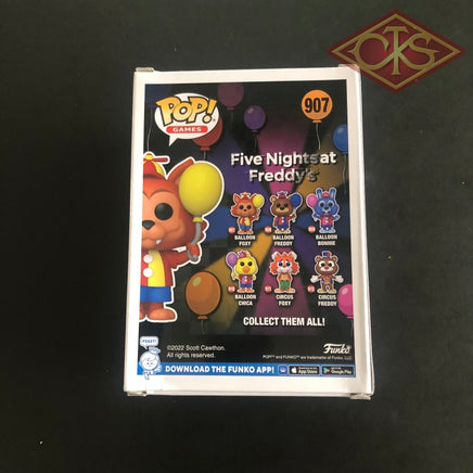 Funko POP! Games - Five Nights at Freddy's - Balloon Foxy (907) "Small Damaged Packaging"