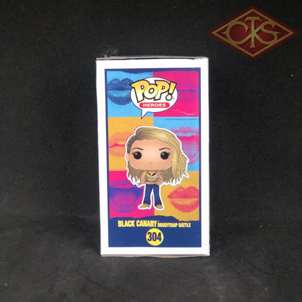 Funko Pop! Heroes - Birds Of Prey Black Canary (Boobytrap Battle) (304) Small Box Damage Pop