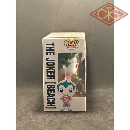 Funko POP! Heroes - Super Heroes - The Joker (Beach) & Harley Quinn (2 Pack) Exclusive "Small Box Damage"