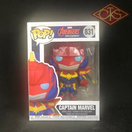 Funko POP! Marvel - Avengers, Mech Strike - Captain Marvel (831) 'Small Box Damage'