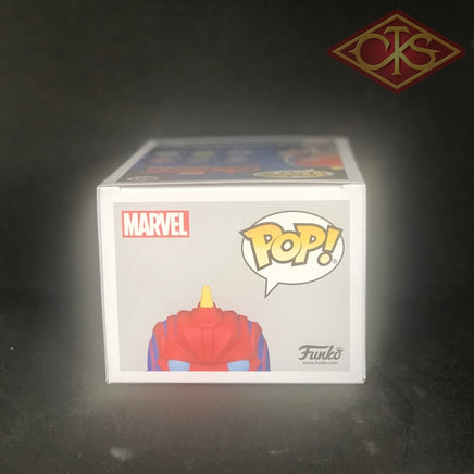 Funko POP! Marvel - Avengers, Mech Strike - Captain Marvel (831) 'Small Box Damage'