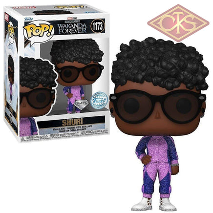Funko POP! Marvel - Black Panther, Wakanda Forever - Shuri (1173) Exclusive / Diamond Collection