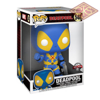 Funko Pop! Marvel - Deadpool Thumb Up Blue / Yellow 10 (548) Small Damage Box Pop