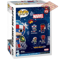 Funko POP! Marvel - Holiday - Captain America (1438)