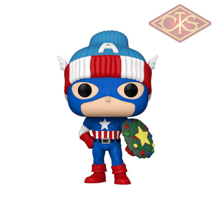 Funko POP! Marvel - Holiday - Captain America (1438)
