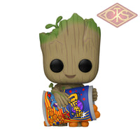 Funko POP! Marvel - I am Groot - Groot w/ Cheese Puffs (1196)