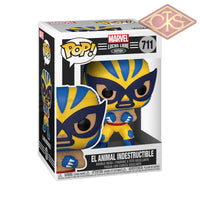 Funko POP! Marvel - Lucha Libre - El Animal Indestructible (Wolverine) (711)