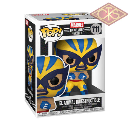 Funko POP! Marvel - Lucha Libre - El Animal Indestructible (Wolverine) (711)