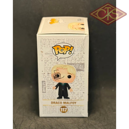 Funko POP! Movies - Harry Potter - Draco Malfoy w/Whip Spider (117) "Small Box Damage"