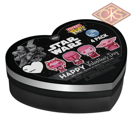 Funko POP! Pocket - Star Wars Valentines - Star Wars (4 Vinyl Figures)
