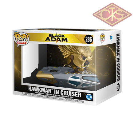 Funko POP! Rides - Black Adam - Hawkman in Cruiser (286)