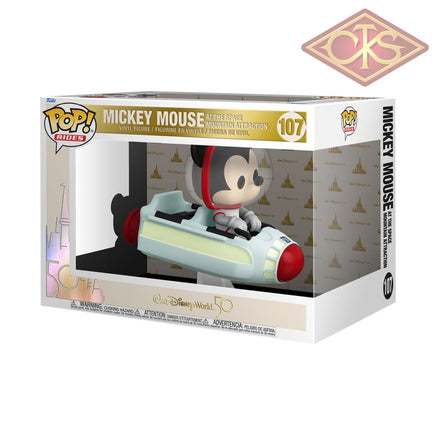Funko POP! Rides - Disney - Mickey Mouse (Disney 50th) - At The Space Mountain Attraction (107)