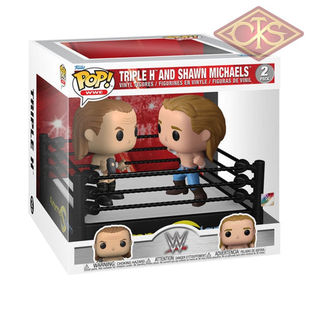 Funko POP! Sports - WWE Wrestling - Summer Slam Ring with Triple H & Shawn Michaels (2Pack)