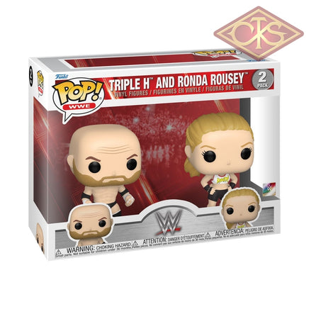 Funko POP! Sports - WWE Wrestling - Triple H & Ronda Rousey (2Pack)